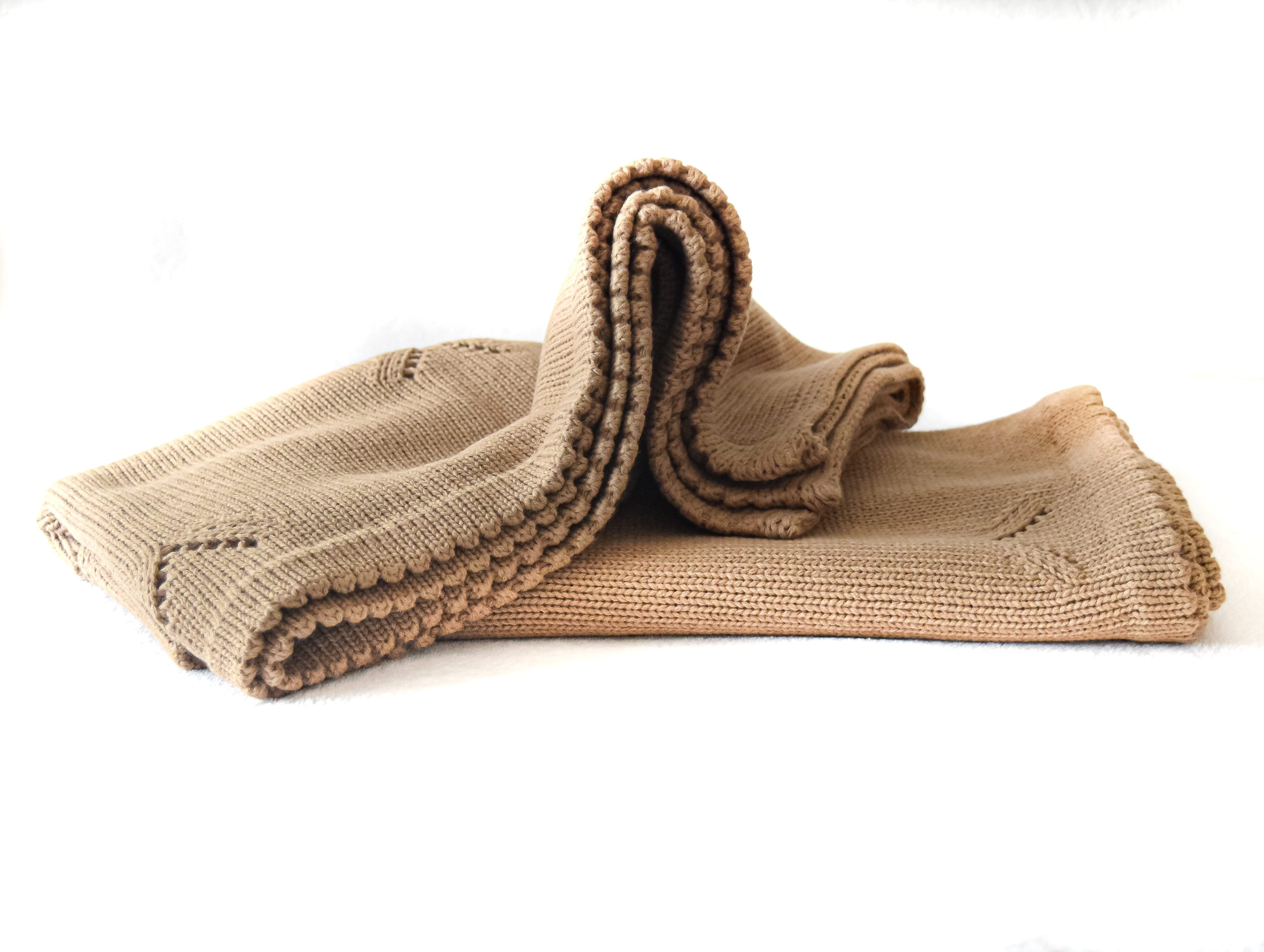 Rebozo espiga en V dralon color visón