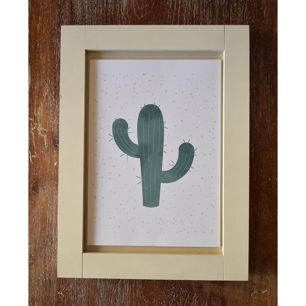 Cuadro Cactus verde