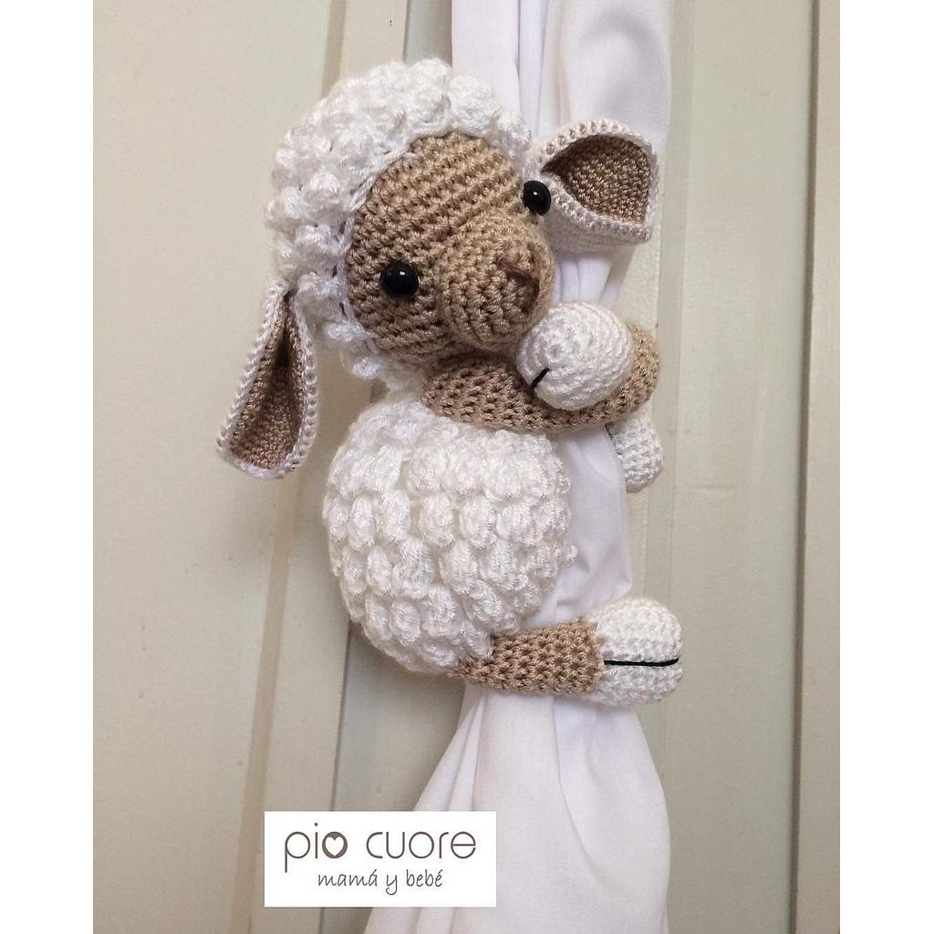 Ovejita blanca y beige